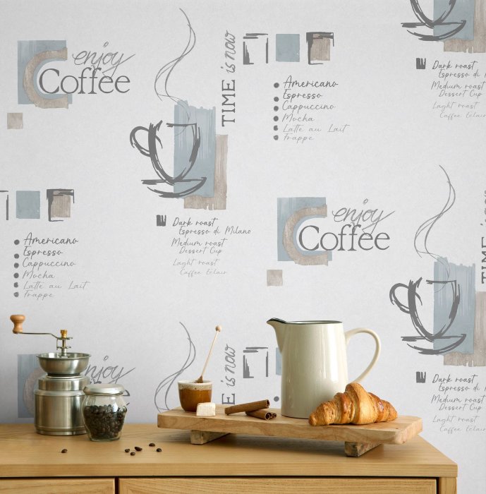 Обои 8808-10 (6) винил. горячего тиснения на флиз. основе 1,06*10,05 Espresso WallSecret Basic