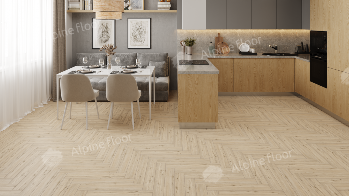 Ламинат Alpine Floor Herringbone Pro 12 Дуб Лион (LF106-01) 12мм 34класс. 1.1017м2. 18шт (А+В)