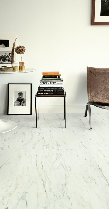 LVT QUICK-STEP BLUSH Мрамор белый лунный 33кл. 2,5мм (12шт/4,459м2)