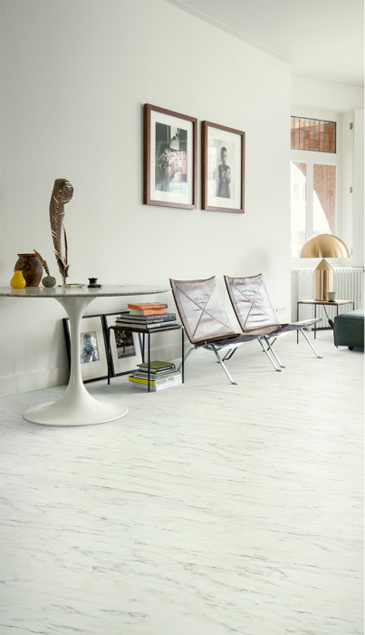 LVT QUICK-STEP BLUSH Мрамор белый лунный 33кл. 2,5мм (12шт/4,459м2)
