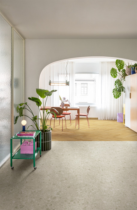 LVT QUICK-STEP BLUSH Сеппо теплый серый 33кл. 2,5мм (12шт/4,459м2)