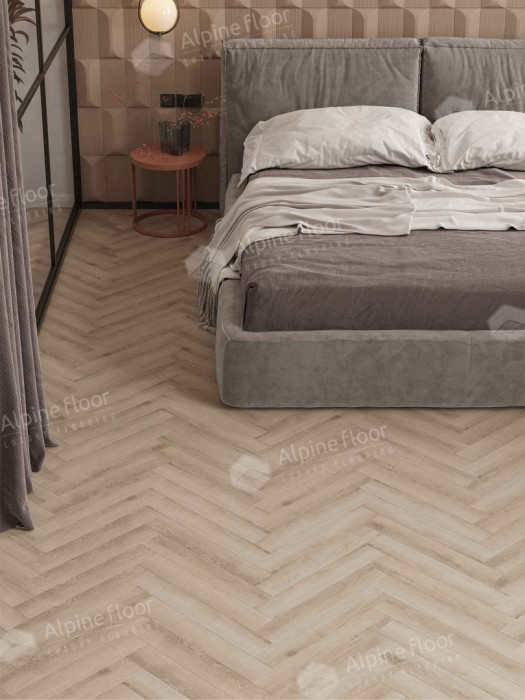 Ламинат Alpine Floor Herringbone Pro 12 Дуб Орлеан (LF106-08) 12мм 34класс. 1.1017м2. 18шт (А+В)