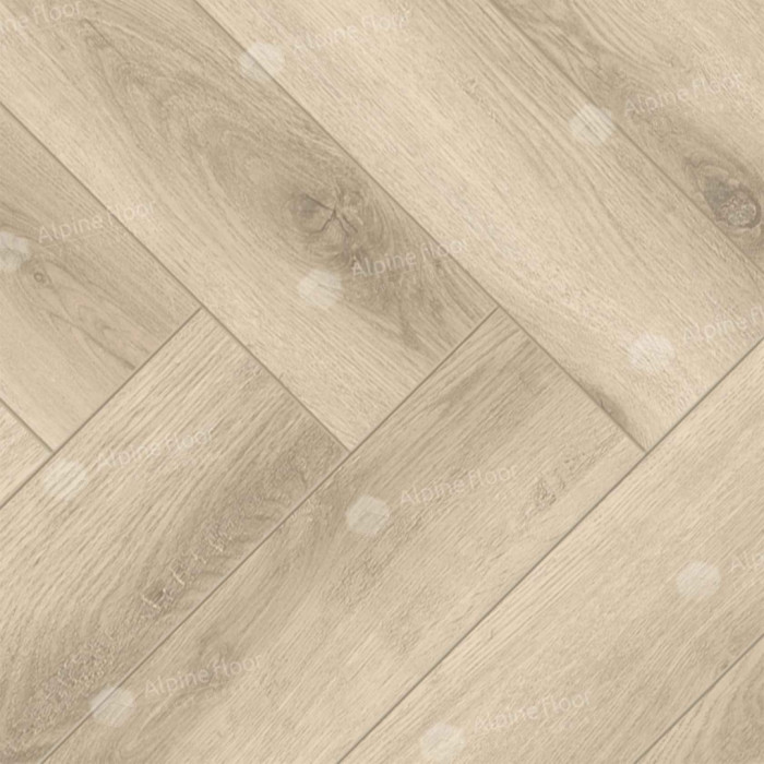 Ламинат Alpine Floor Herringbone Pro 12 Дуб Орлеан (LF106-08) 12мм 34класс. 1.1017м2. 18шт (А+В)