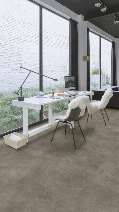 LVT QUICK-STEP BLUSH Цемент антрацитовый 33кл. 2,5мм (12шт/4,459м2)