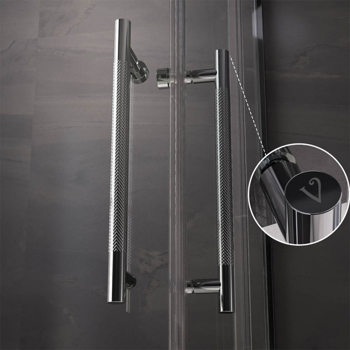 Душевой угол Veconi Premium Trento PTC-20CH, 1100Х800x2000, хром, стекло прозрачное