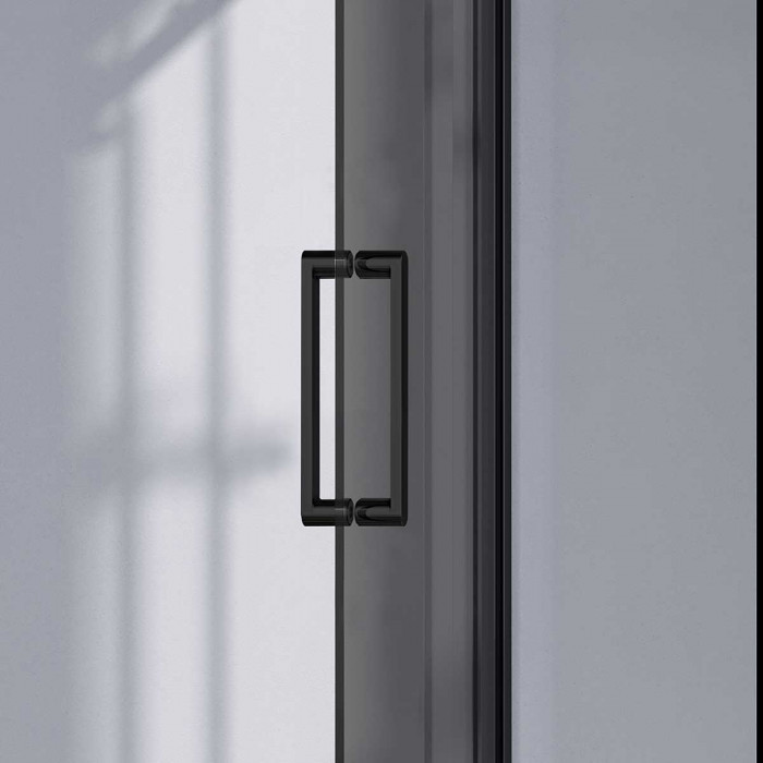 Душевой уголок Комо-Н (Como-N) VSR-4CN9015CGB, 1500*900, черный, стекло тонированное