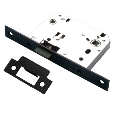 Защелка сантехническая пластиковый язычек B2B LB 2070 plastic Black, черный