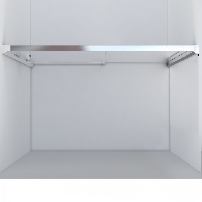Душевая дверь Лугано (Lugano) VDS-1L140CL-1, 1400, хром, стекло прозрачное