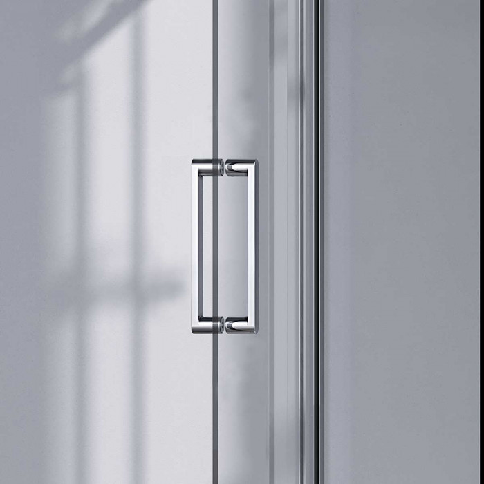 Душевая дверь Комо-Н (Como-N) VDS-4CN130CL, 1300, хром, стекло прозрачное