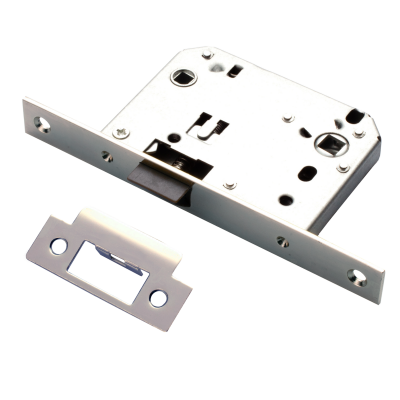 Защелка сантехническая пластиковый язычек B2B LB 2070 plastic SN, никель матовый