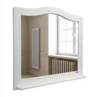 Зеркало Comforty Монако-100 белый глянец