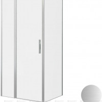 Душевой уголок Allen Brau Priority 100x90 3.31029.BA + 3.31044.BA серебро браш