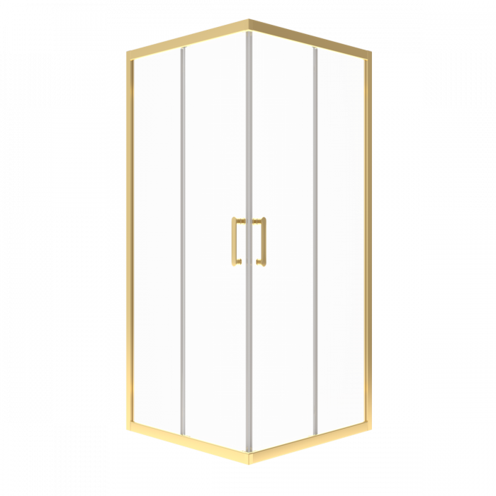 Душевой уголок Triton pro Фикс-Голд 90×90 см (передние стёкла)