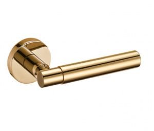 Ручка дверная Fantom FE 111-30 22K  "Аделина" золото блест.