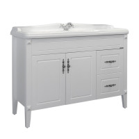 Тумба-умывальник Comforty Палермо-120 белый глянец с раковиной Comforty 3312