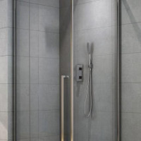 Душевой уголок Aquanet Ideal AE-AXC94MZ-S-C 1400x900, прозрачное стекло