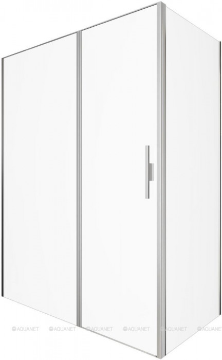 Душевой уголок Allen Brau Priority 160x90 3.31038.BA + 3.31044.BA серебро браш