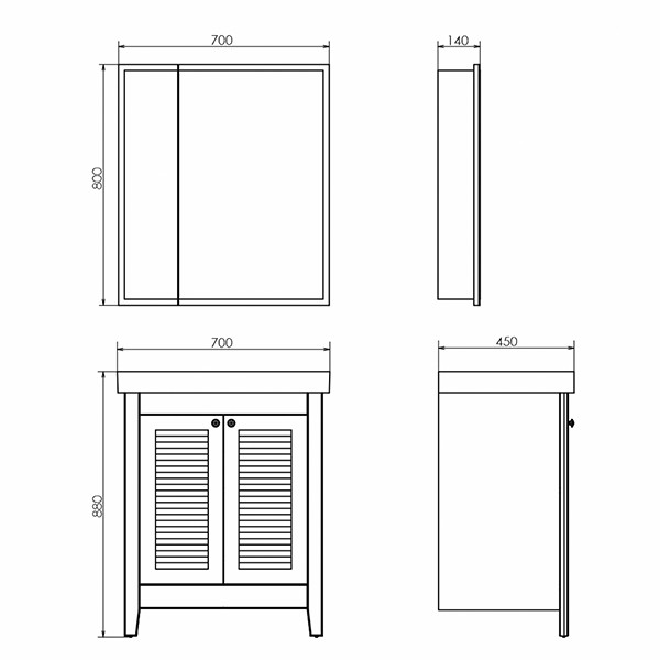 Тумба-умывальник Comforty Классик-70 белый матовый с раковиной Como 70