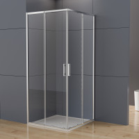 Душевой уголок Рапид-Н (Рапид (Rapid)-N) VSS-3RN9011E10CL, (800-900)x(1000-1100), хром, стекло прозрачное