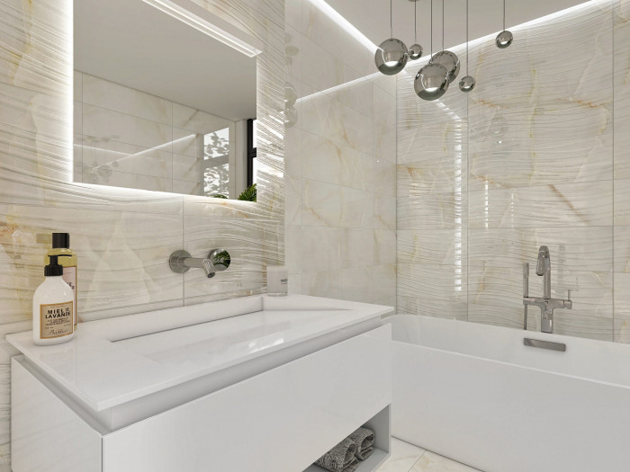 Dogma Elegante Onyx Silver Levigato Rettificato 600x600