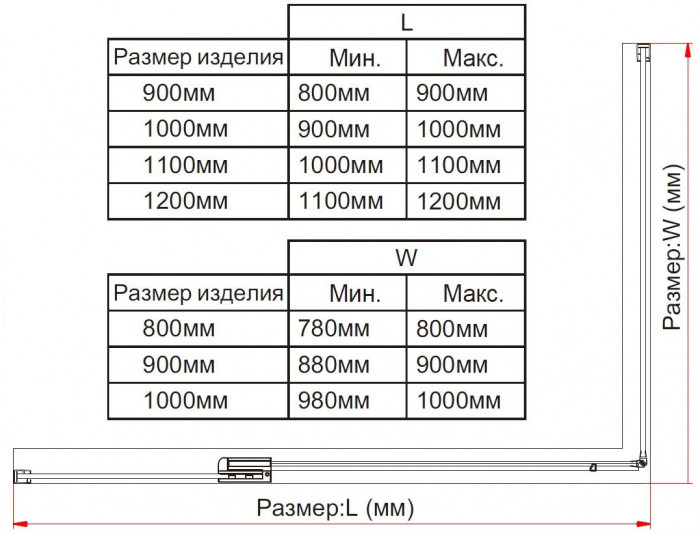 Душевой уголок Экстра (Extra) VSR-1E901090CLB, 900/1000*900, черный, стекло прозрачное