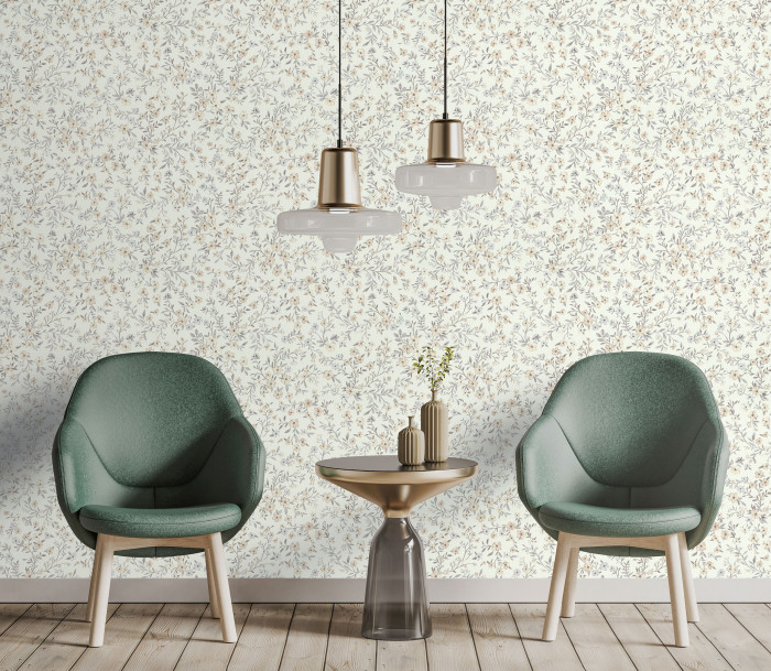 Обои 9332-00 (6) винил. горячего тиснения на флиз. основе 1,06*10,05 Флора Euro Decor
