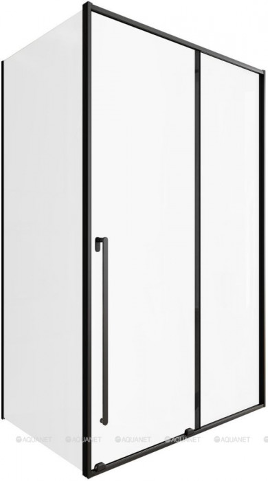 Душевой уголок Allen Brau Fantasy 130x90 3.11007.31 + 3.11013.31 черный матовый