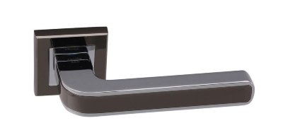 Ручка дверная ADDEN BAU PIEZA Q360 BLACK NICKEL/CHROME (черный никель/хром)