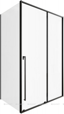 Душевой уголок Allen Brau Fantasy 130x100 3.11007.31 + 3.11014.31 черный матовый
