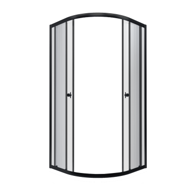 Душевой уголок Triton Альфа-Блэк 80×80 см (передние стёкла)